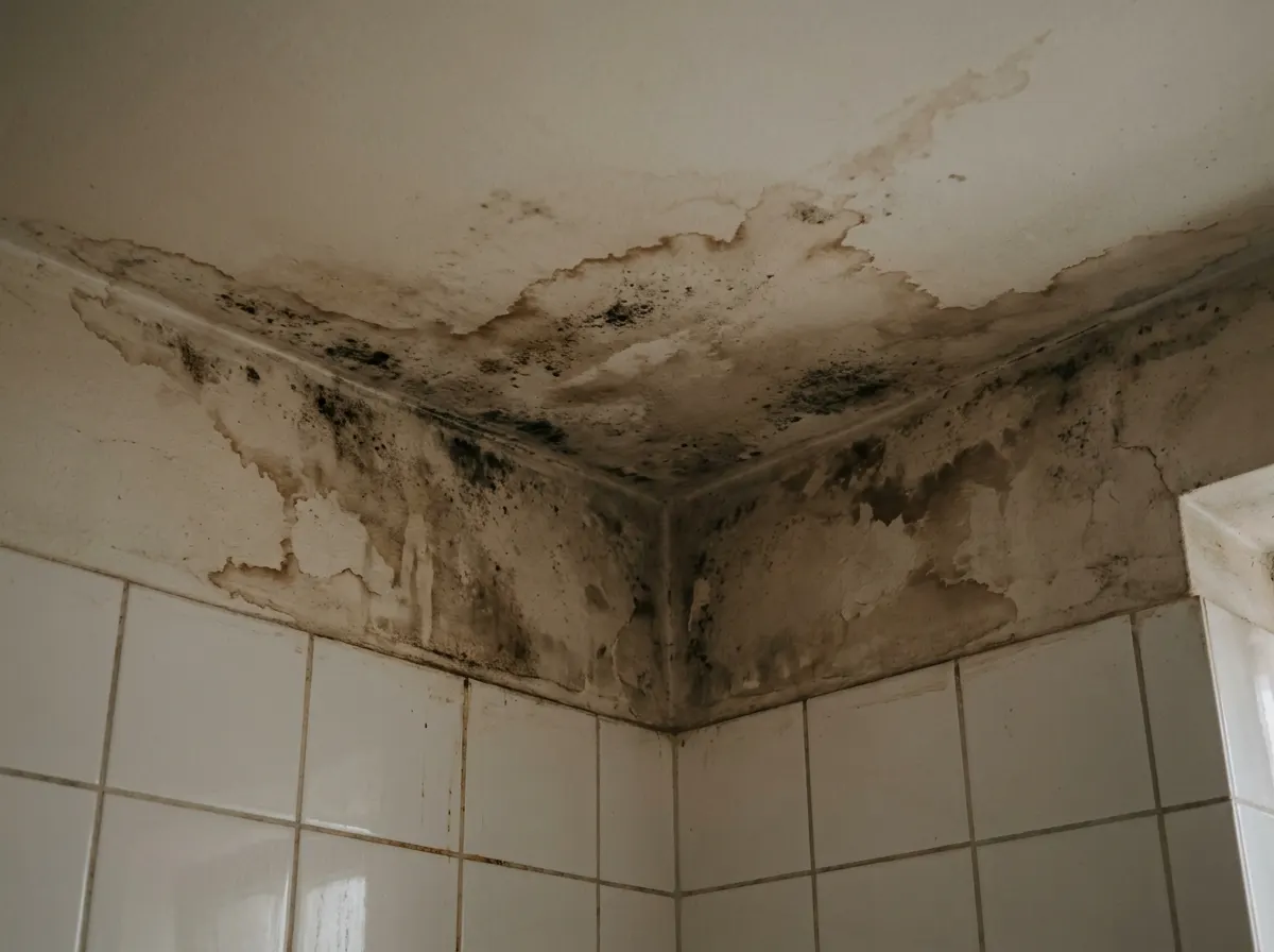 Ceiling stains and leaks